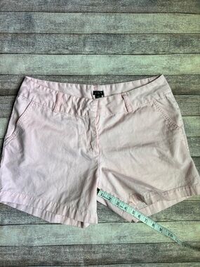 J. Crew City Fit Light Pink Women's 100% Cotton Shorts Size 12